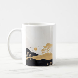 Chinese ink art,, Chinese Beautiful  Art,, Chinese Coffee Mug