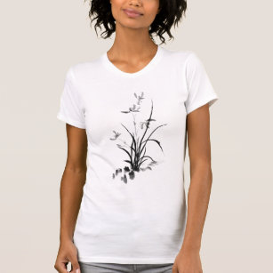 Chinese Iris - bw T-Shirt