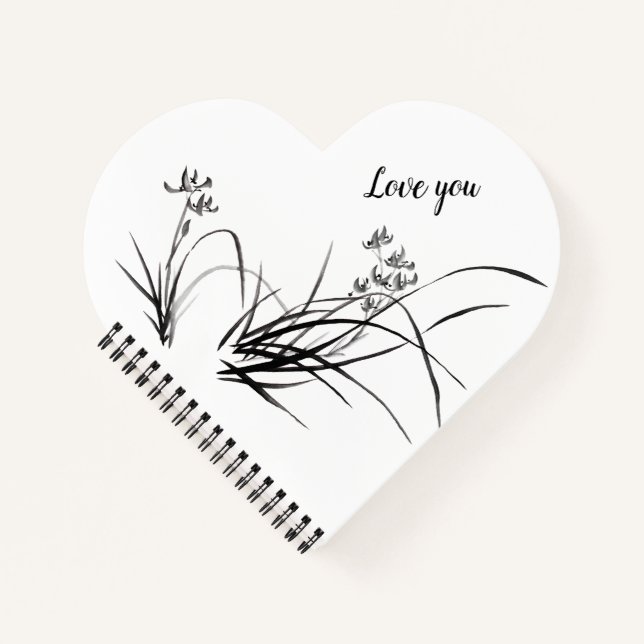 Chinese Iris in Spring Notebook (Front)
