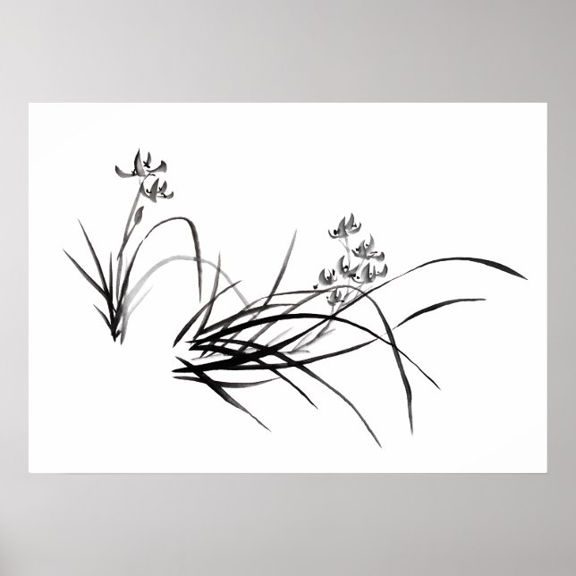 Chinese Iris in Spring Poster (Front)