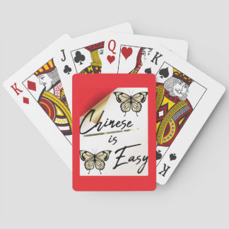 Chinese is easy playing cards