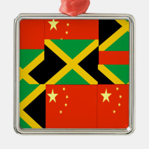 Chinese-Jamaican Metal Tree Decoration