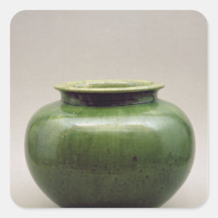 Chinese jar, Yueh ware, Six Dynasties Square Sticker