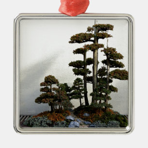 Chinese Juniper Bonsai Trees Metal Tree Decoration