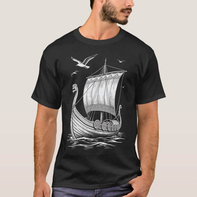Chinese Junk Ship T-Shirt (Front)