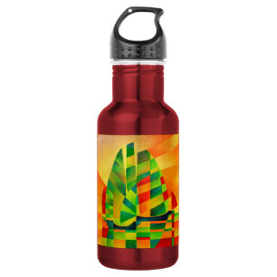 Chinese Junks, Sunset, Sails and Shadows Bold 532 Ml Water Bottle