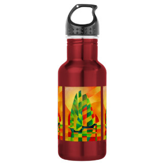Chinese Junks, Sunset, Sails and Shadows Bold 532 Ml Water Bottle