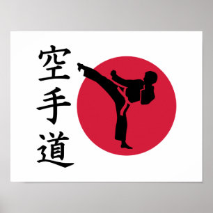 Chinese Karate fighter Poster