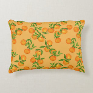 Chinese Korean Japanese inspired, watercolor backg Decorative Cushion