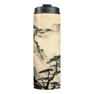 Chinese landscape painting.chinese,painting,japane thermal tumbler