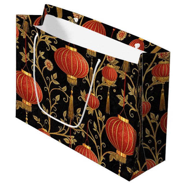 Chinese Lantern Festival (1) Large Gift Bag (Front Angled)