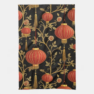 Chinese Lantern Festival (1) Tea Towel