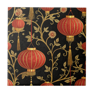 Chinese Lantern Festival (1) Tile