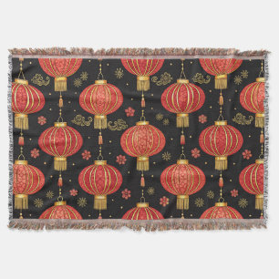 Chinese Lantern Festival (3) Throw Blanket