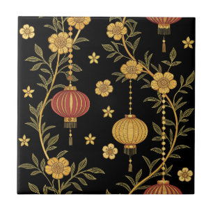 Chinese Lantern Festival (4) Tile