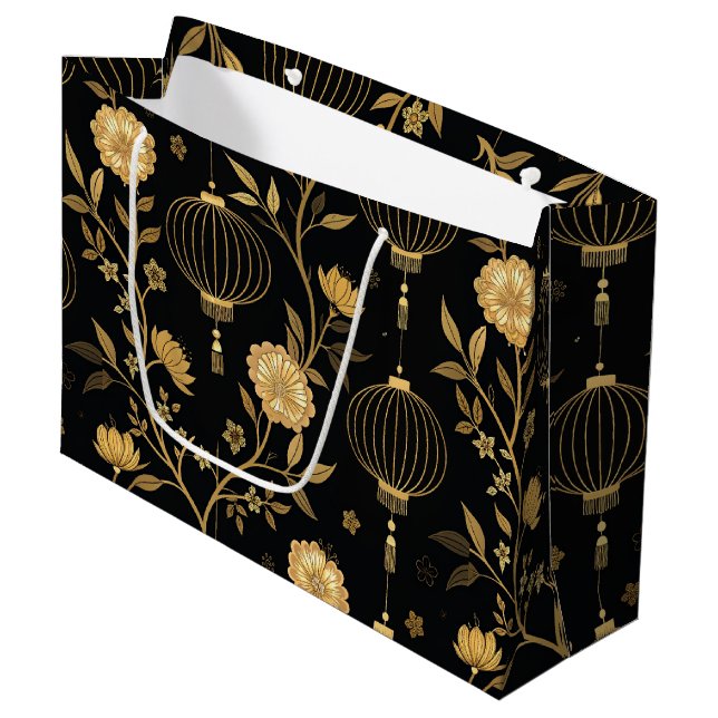 Chinese Lantern Festival (5) Large Gift Bag (Front Angled)