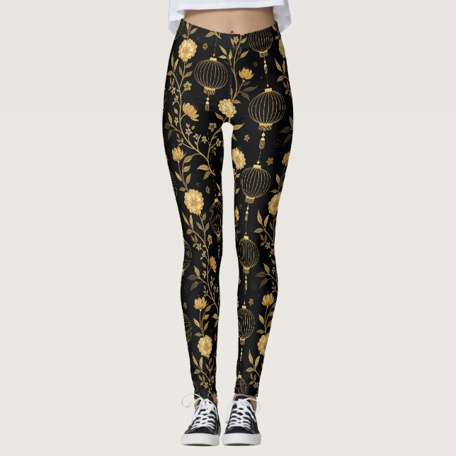 Chinese Lantern Festival (5) Leggings (Front)