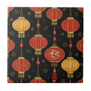 Chinese Lantern Festival (6) Tile