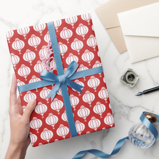 Chinese lantern wrapping paper (Gifting)