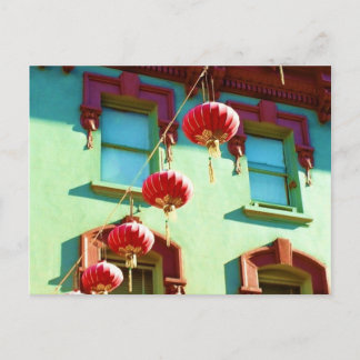 Chinese lanterns in Chinatown Postcard