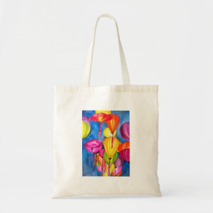 Chinese Lanterns watercolour fine art Tote Bag