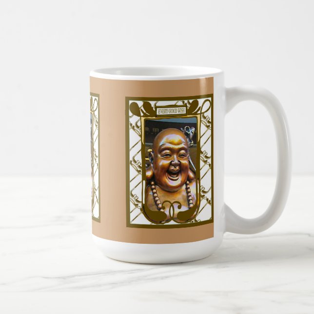 Chinese laughing Buddha Coffee Mug (Right)