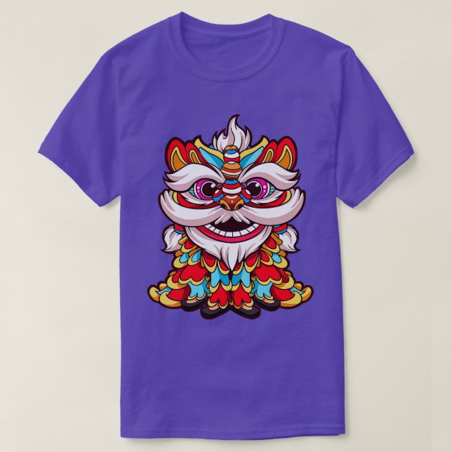 Chinese Lion Dance t ; Chinese Lion t ;  T-Shirt (Design Front)