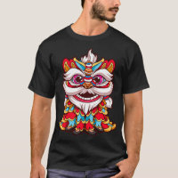 Chinese Lion Dance t shirt_ Chinese Lion t shirt_
