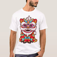 Chinese Lion Dance t shirt_ Chinese Lion t shirt_