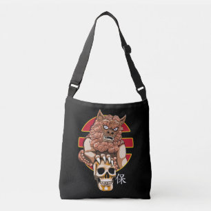 Chinese Lion guardian - Foo Dog Crossbody Bag