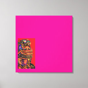Chinese lions canvas print