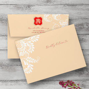 Chinese Longevity Birthday (99/Younger) Invitation Envelope
