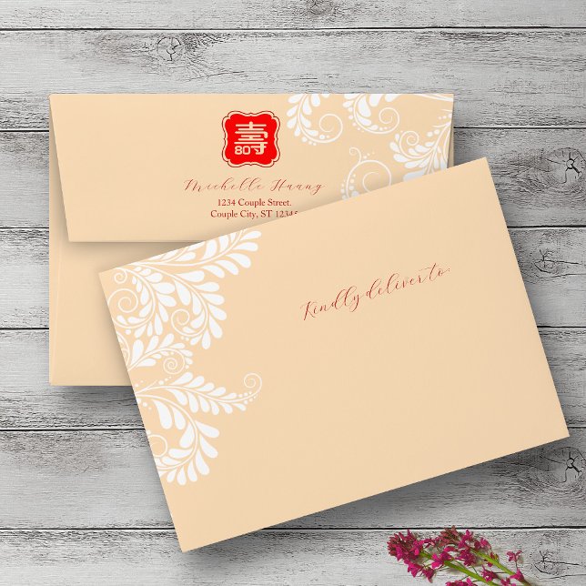 Chinese Longevity Birthday (99/Younger) Invitation Envelope (Creator Uploaded)