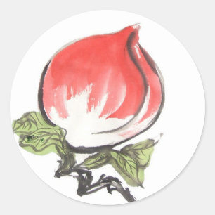 Chinese Longevity Peach Stickers