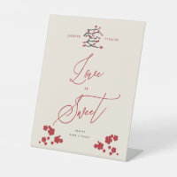 Chinese Love Red Cherry Blossoms Love Is Sweet