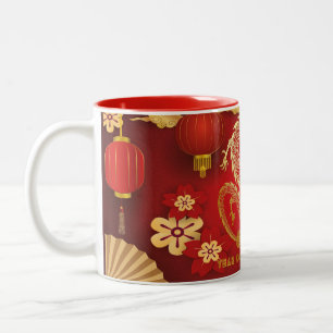 Chinese Lunar New Year 2024 Dragon Gold MUGS