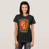 Chinese Lunar New Year 2024 - Year of the Dragon  T-Shirt (Front Full)
