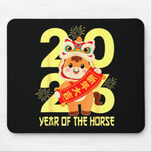 Chinese Lunar New Year 2026 Year Of The Horse Zodi Mouse Mat