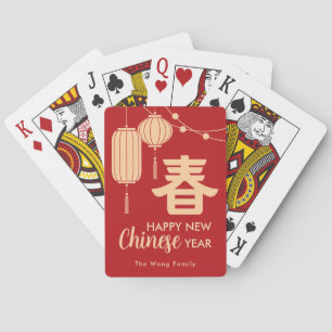 Chinese/Lunar New Year Lanterns Playing Cards