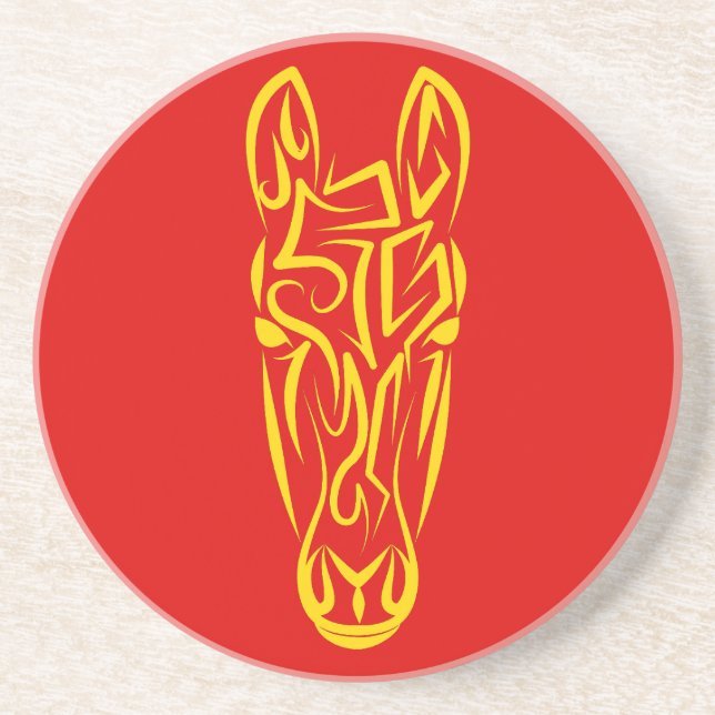 Chinese Lunar New Year of the Horse 2026 4724 Fire Coaster (Front)