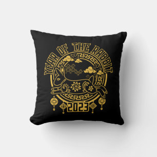 Chinese Lunar New Year of the Rabbit Cushion