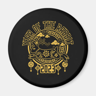 Chinese Lunar New Year of the Rabbit Magnet