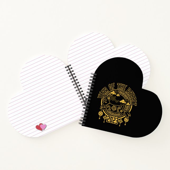 Chinese Lunar New Year of the Rabbit Notebook (Inside)