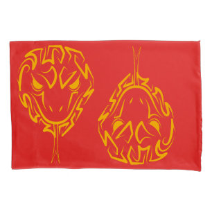 Chinese Lunar New Year of the Snake 2025 4723 Wood Pillowcase