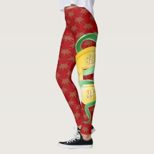 Chinese Lunar New Year of the Snake 2025 Wealth Leggings