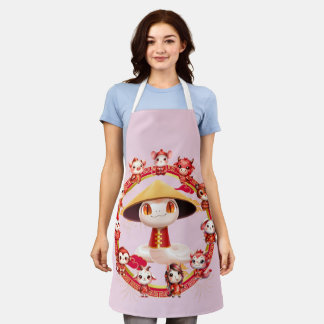 Chinese Lunar New Year Snake Design 3 Apron