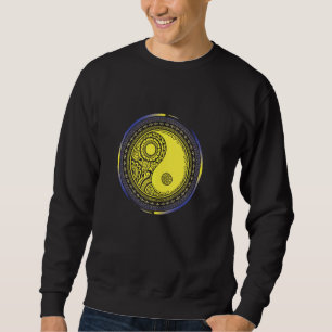 Chinese Mandala Yin And Yang Sanskrit Harmony Asia Sweatshirt
