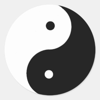 Chinese medicine classic round sticker