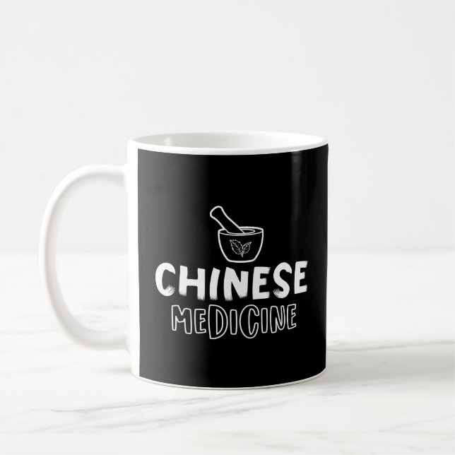 Chinese Medicine Medical Herbs Herbalist Therapy Coffee Mug (Left)