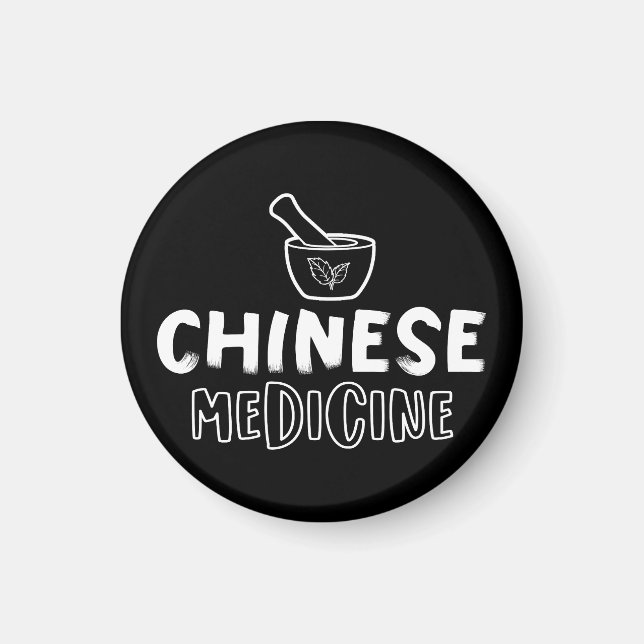 Chinese Medicine Medical Herbs Herbalist Therapy Magnet (Front)